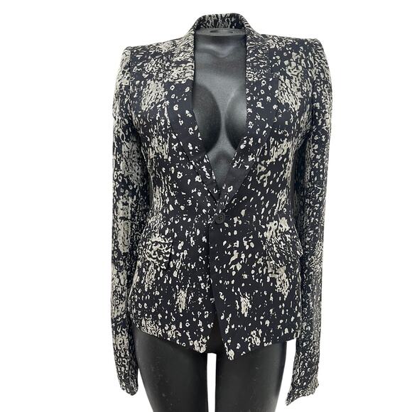 RIck Owens Giacca 60 CM Soft Blazer in Black Pearl 38 - Picture 1 of 4